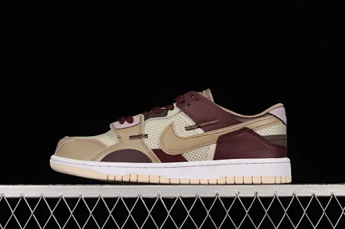 All categories Nk SB Dunk series Nk SB Dunk Low low-top skate shoes Nk Dunk Scrap stitching low-top skate shoes DH7450-100